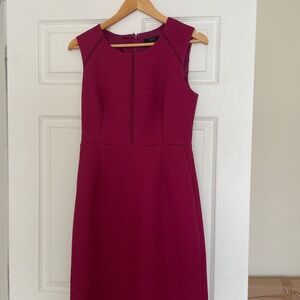 Beautiful, never worn (with tags) sleeveless JCrew dress. Wine color. Size 6